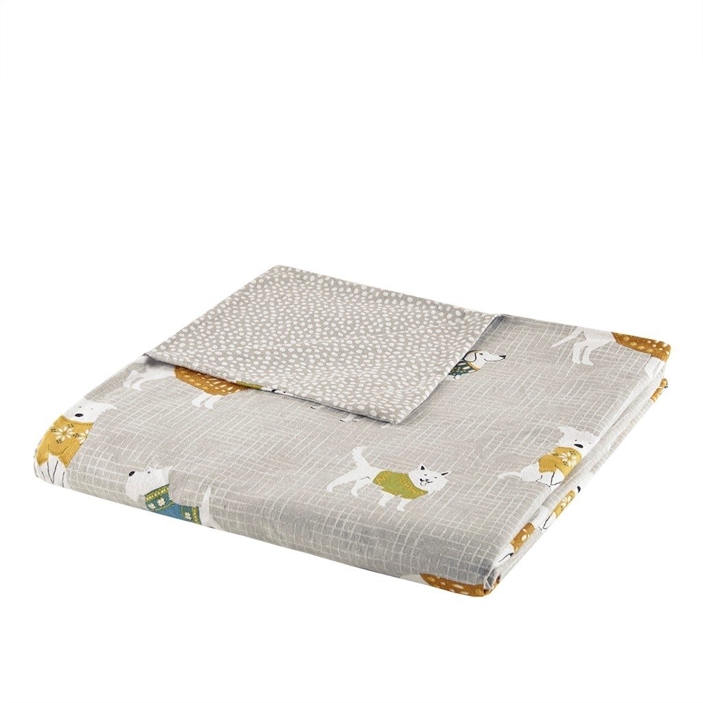 Gracie Mills Merle Cozy Cotton Flannel Duvet Set - GRACE-11303 Image 6