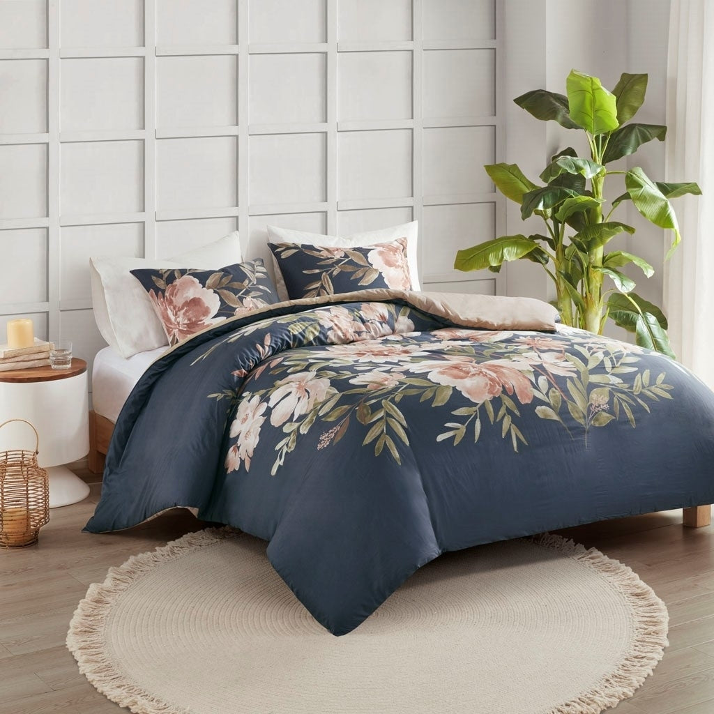 Gracie Mills 8-Piece Cotton Bedding Set Comfortable Elegant Design GRACE-13812 Image 2