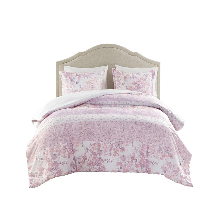 Gracie Mills Valeria Floral Paisley Duvet Cover Set Twin GRACE-15806 Machine Washable Image 1