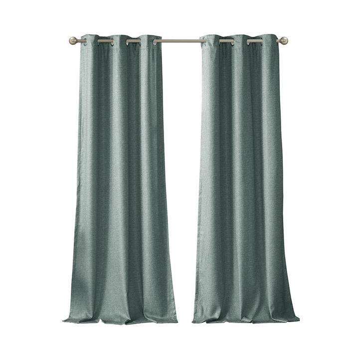 Gracie Mills Azenor Contemporary Tonal Total Blackout Curtain Panel Pair - GRACE-13248 Image 4