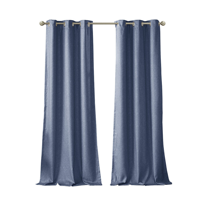 Gracie Mills Azenor Contemporary Tonal Total Blackout Curtain Panel Pair - GRACE-13248 Image 7