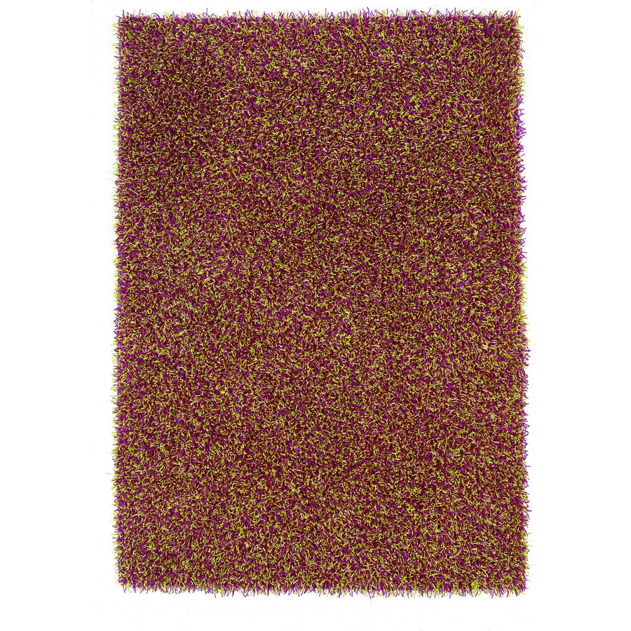 Confetti Shag Rug Pink 8x10 Long Soft Shaggy Carpet Unique Colorful Design Image 1