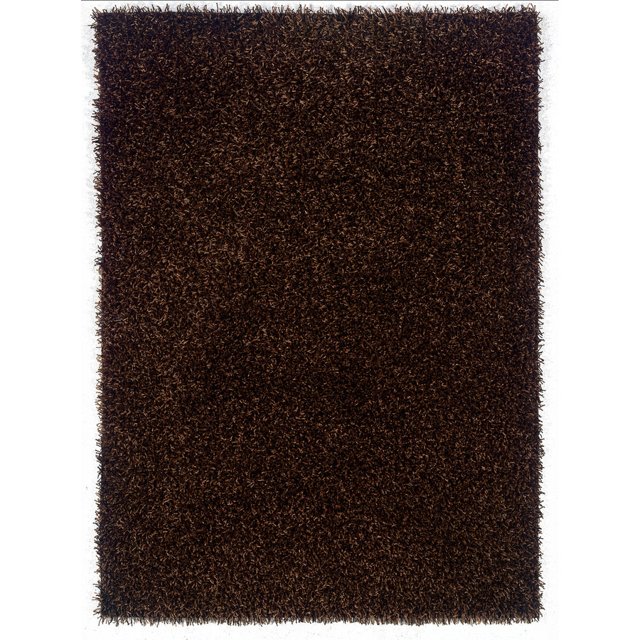 Confetti Shag Rug Brown 8x10 Long Shag Soft Luxurious Fibers Unique Sheen Image 1