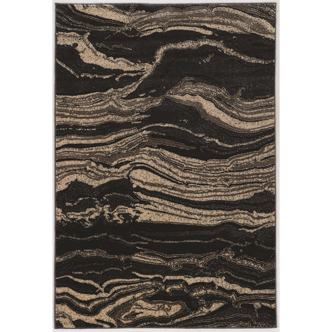 Masters Silt Blue 5x76 Area Rug Polypropylene Artistic Indoor Floor Covering Image 1