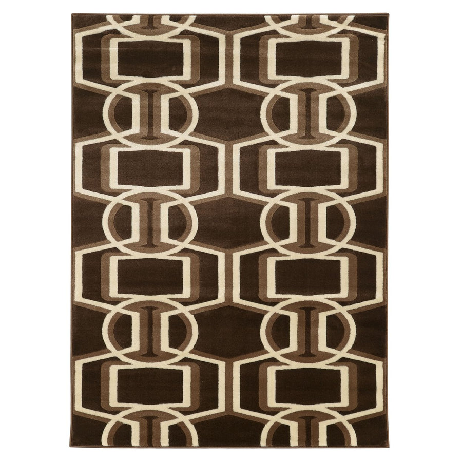 Roma Bridle - Chocolate and Beige (53x7)- Image 1