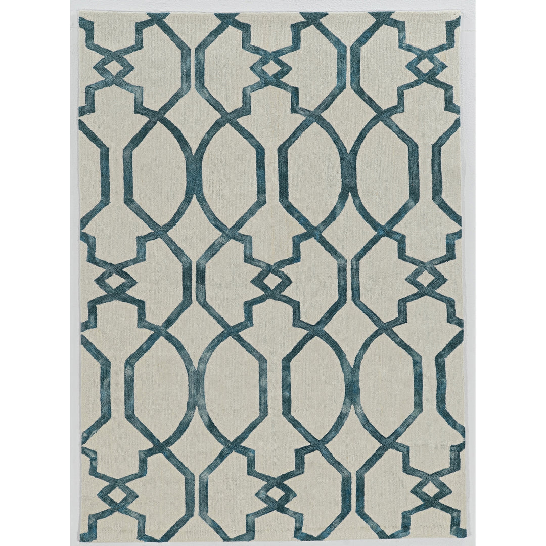 Trio Catalon Ivory Area Rug 8x10 Contemporary Transitional Design RUG-IT-10 Image 1