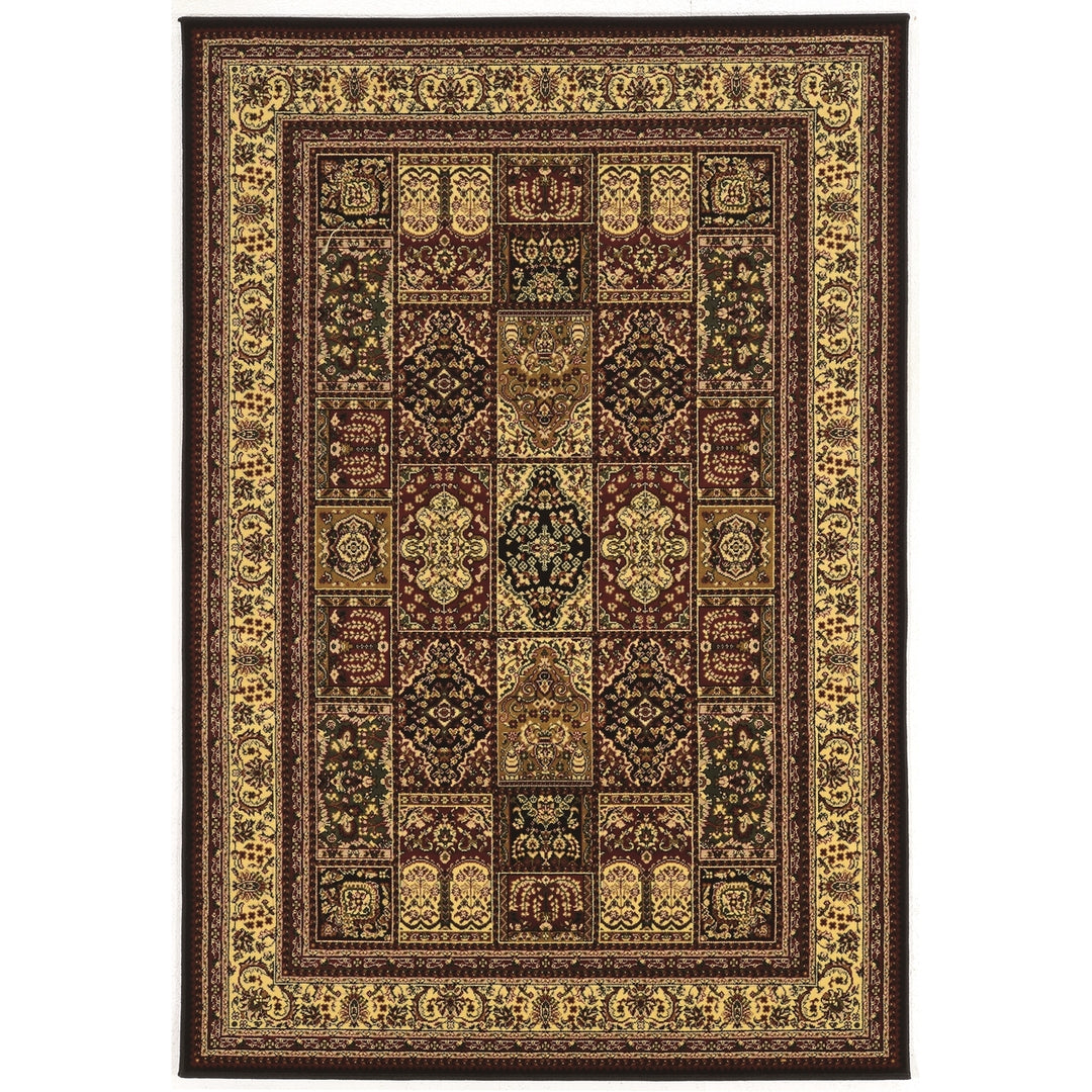 Persian Treasures Baktiyari Red Area Rug 9x12 Plush Power Loomed 800000 Points Image 1