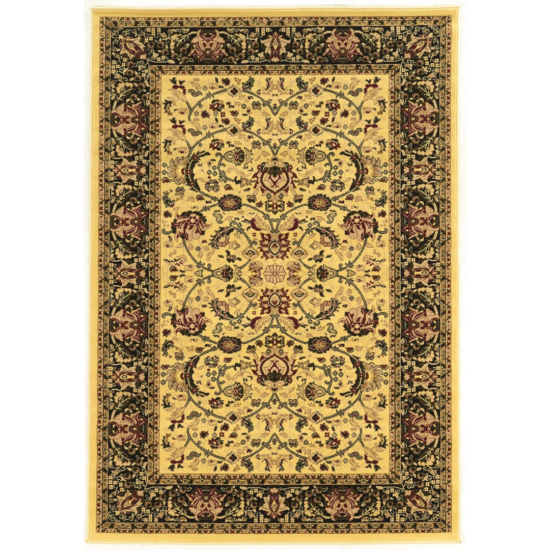 Persian Treasures Nain Cream Rug 8x8 Square Thick Plush Power Loomed Design Image 1