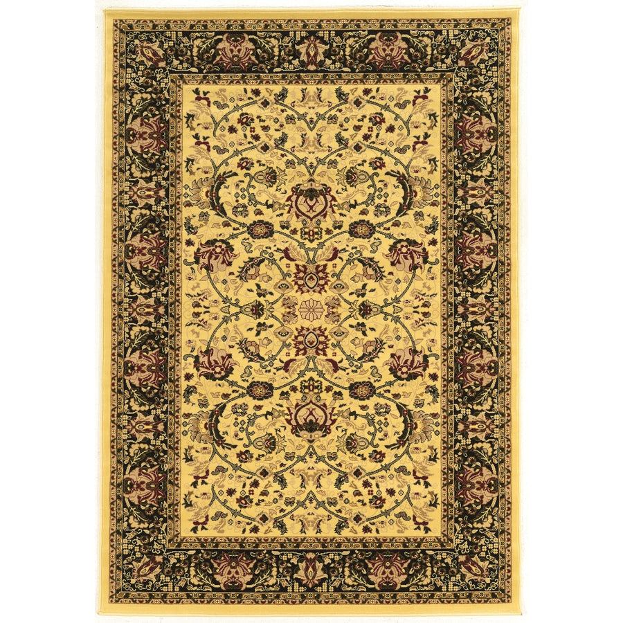 Persian Treasures Nain Cream Rug 8x8 Square Thick Plush Power Loomed Design Image 1