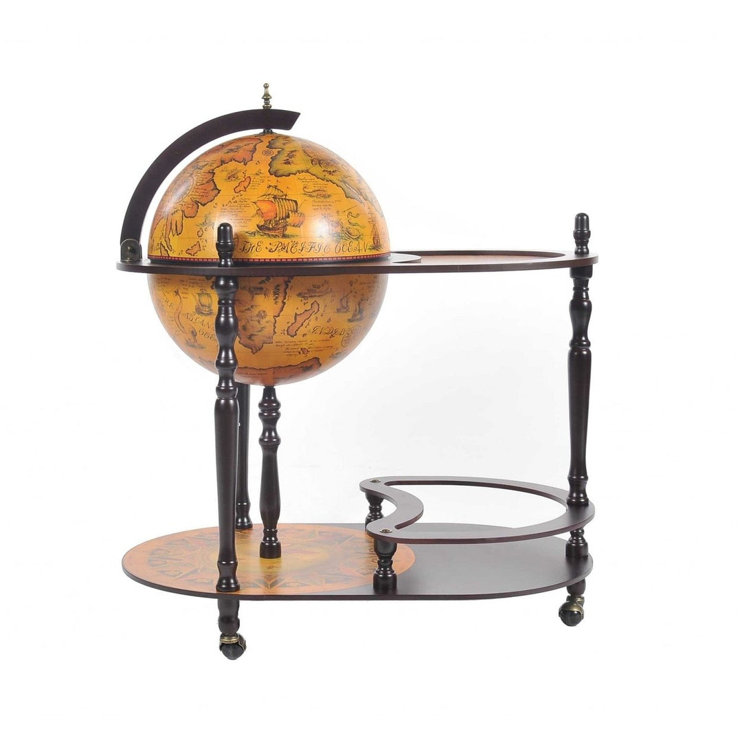 20" X 32" X 36" Red Globe Drink Trolley Image 5