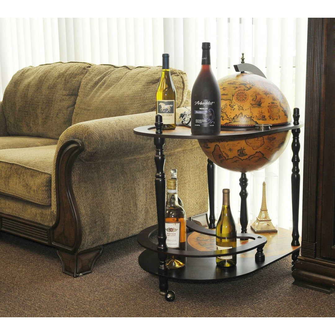 20" X 32" X 36" Red Globe Drink Trolley Image 6