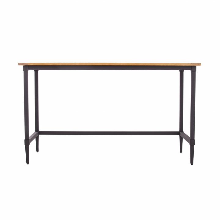 53" Natural And Black Writing Desk Image 3