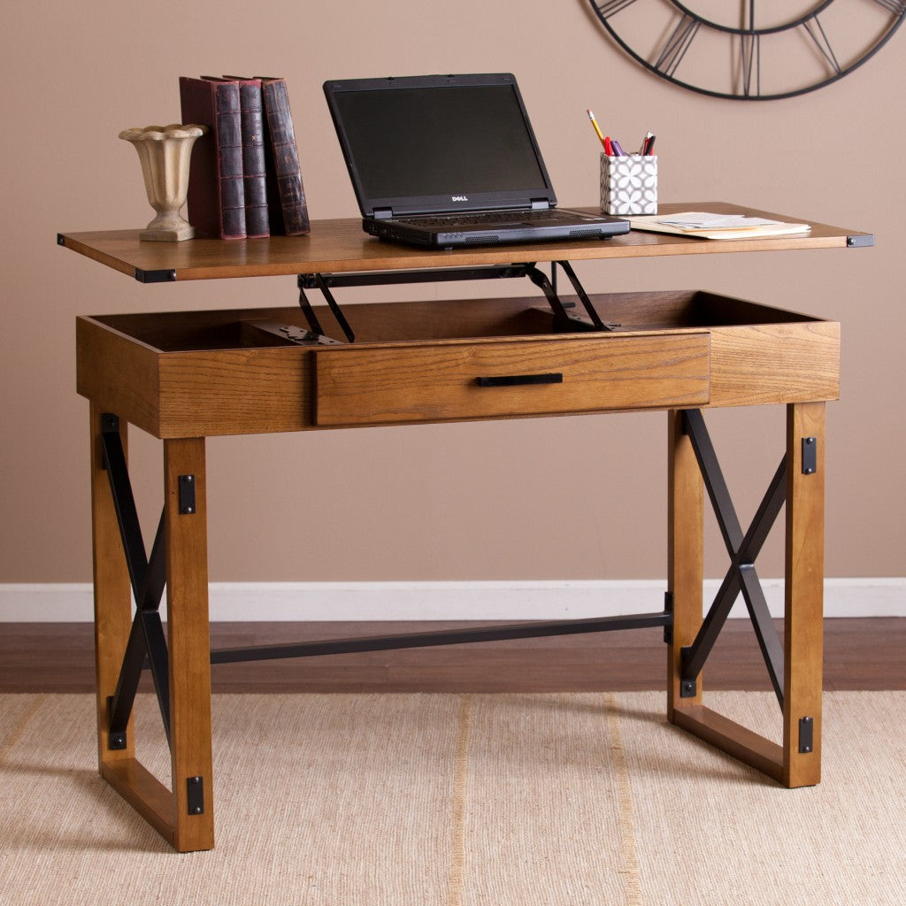 49" Natural Writing Desk Image 3