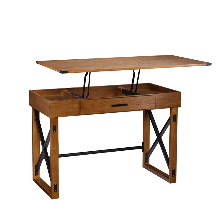 49" Natural Writing Desk Image 6