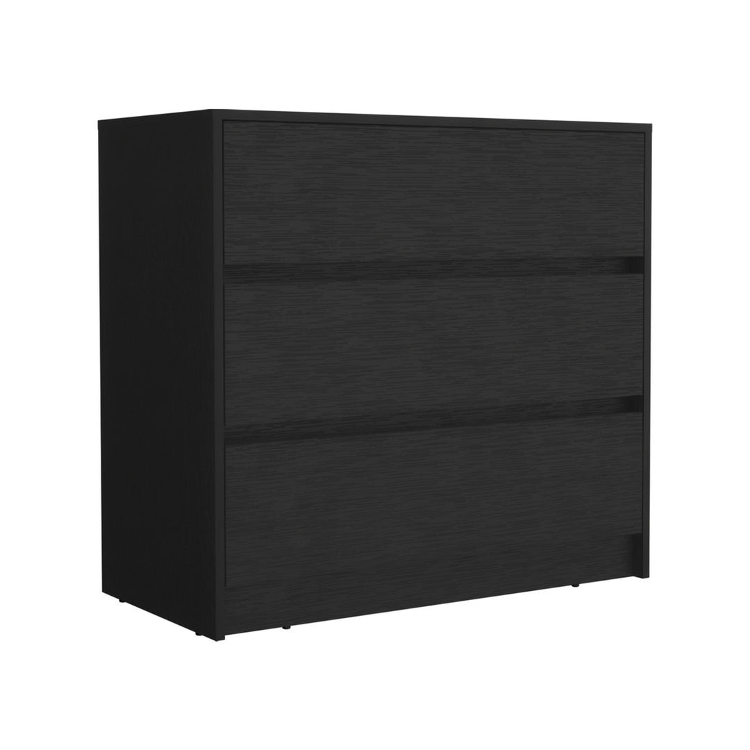 Three Piece Black Bedroom Set Image 3