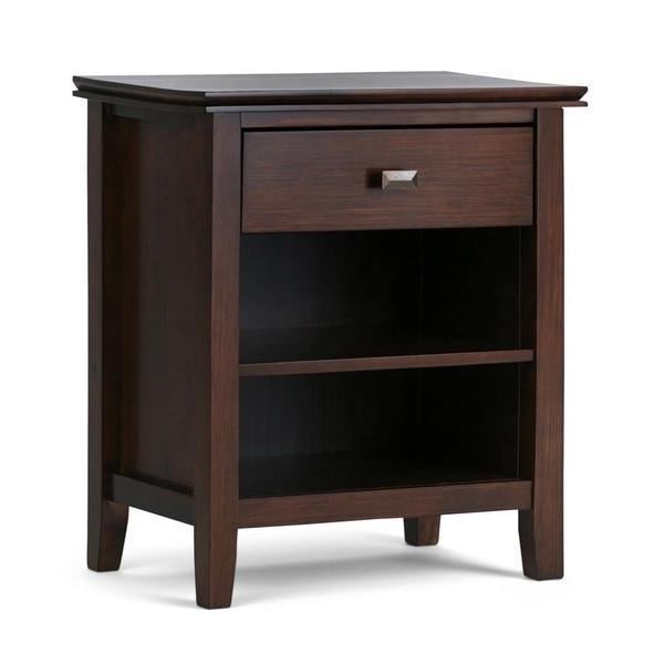 Simpli Home Artisan Night Stand Bedside End Table Solid Wood Natural Finish 15"D Image 3