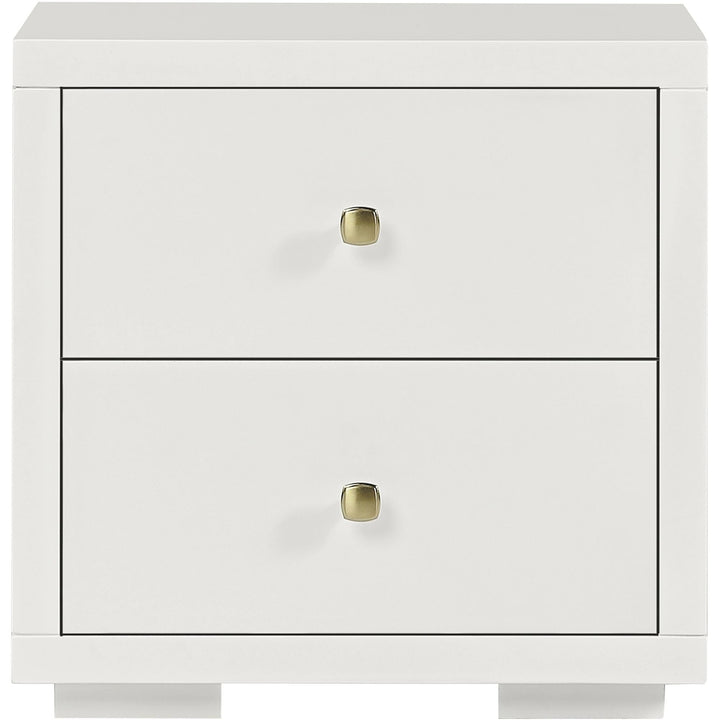 19" Espresso Two Drawer Nightstand Image 1