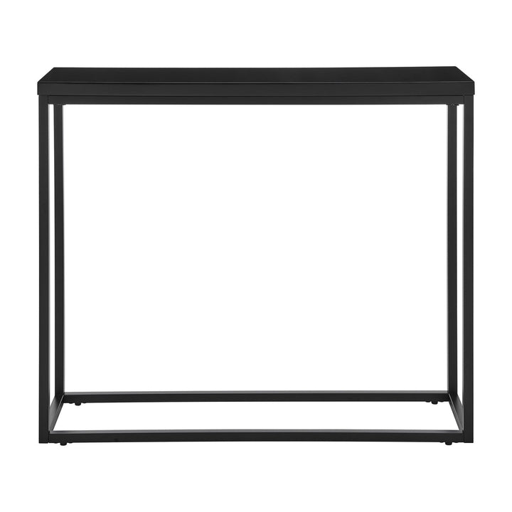 35" Black Frame Console Table Image 1