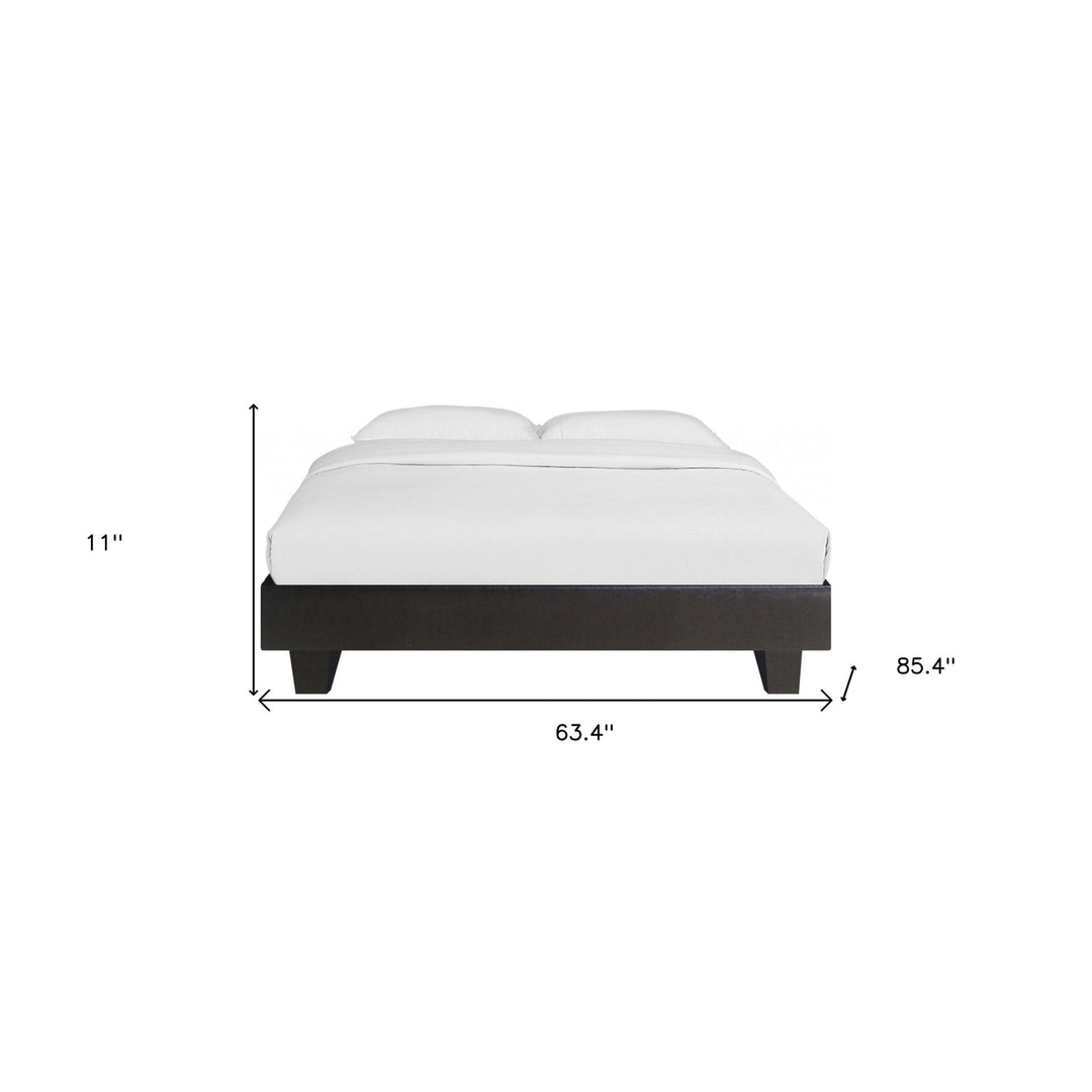 Black Platform Queen Bed Image 12