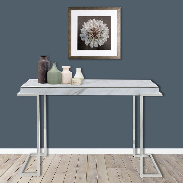 Marble Rectangular Console Table Image 2