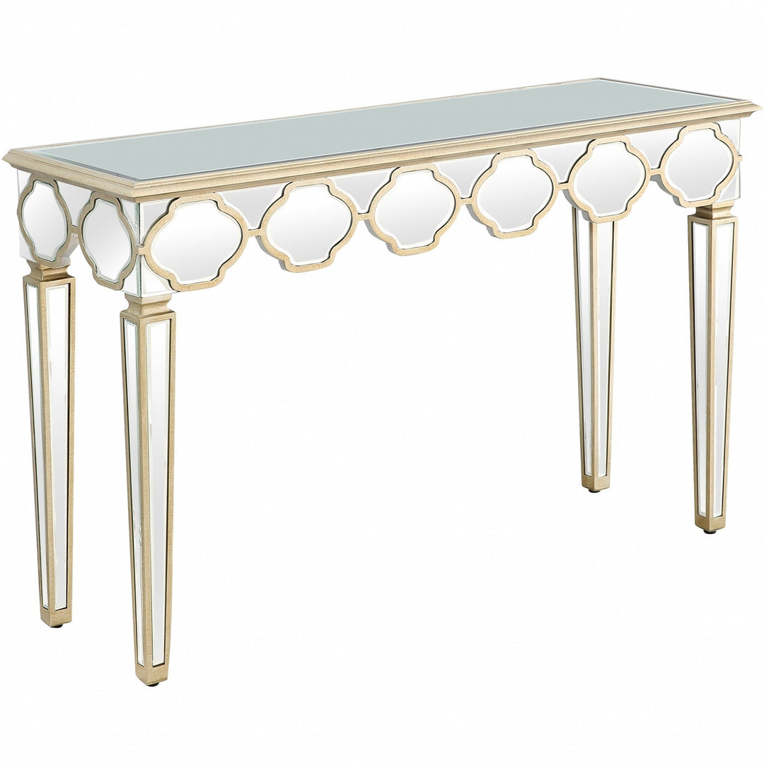 Scalloped Edge Console Table Image 1