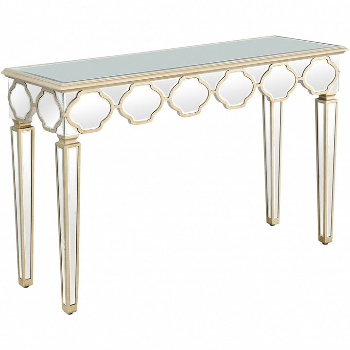 Scalloped Edge Console Table Image 1