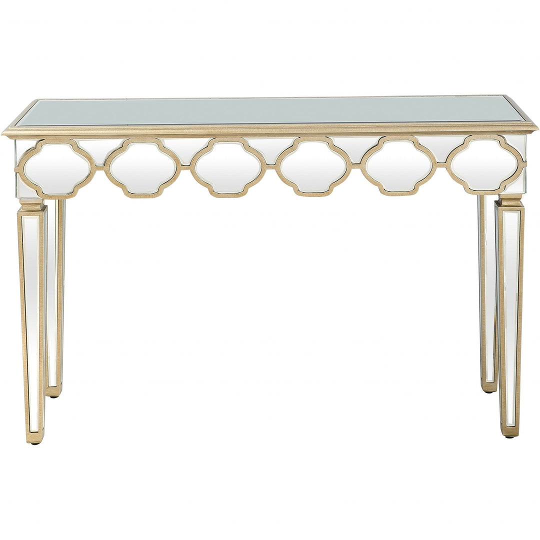 Scalloped Edge Console Table Image 4