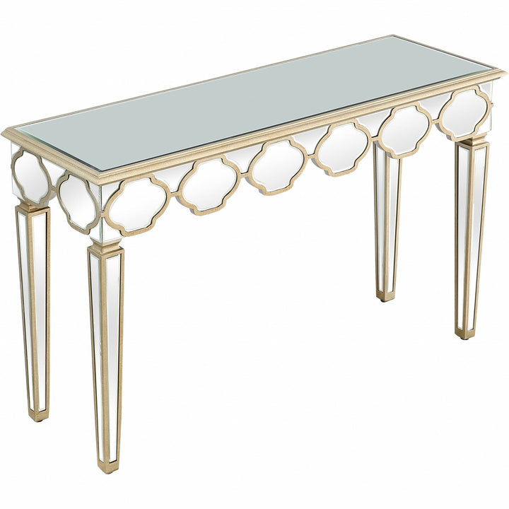 Scalloped Edge Console Table Image 6