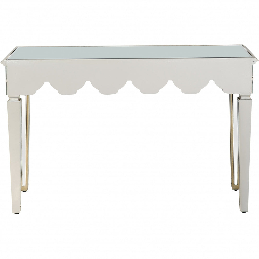 Scalloped Edge Console Table Image 7