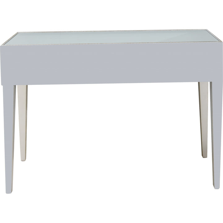 Silver Beaded Console Table Image 6