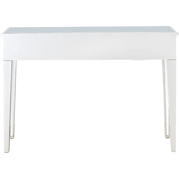 Silver Glass Mirror Console Table Image 6