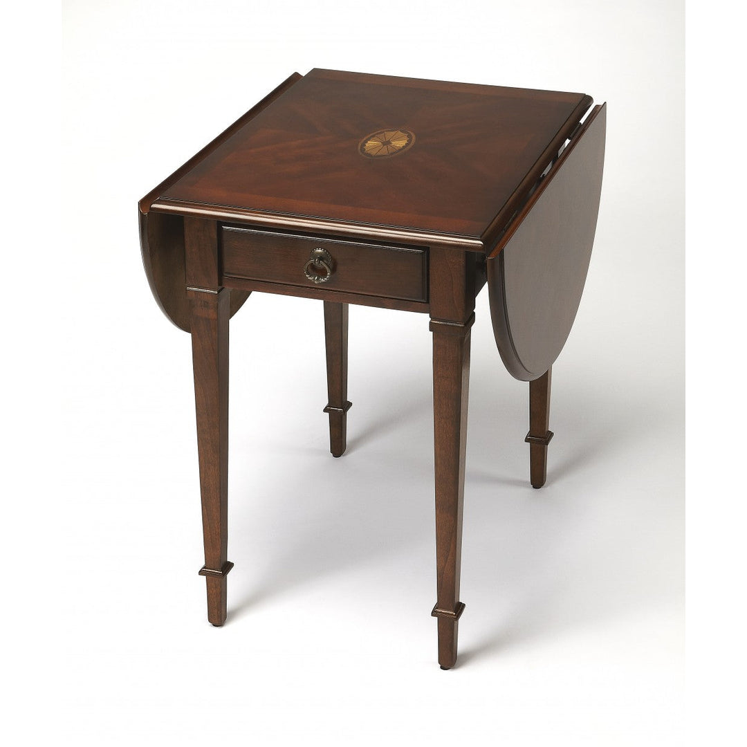 Traditional Cherry Drop Leaf Table Image 3