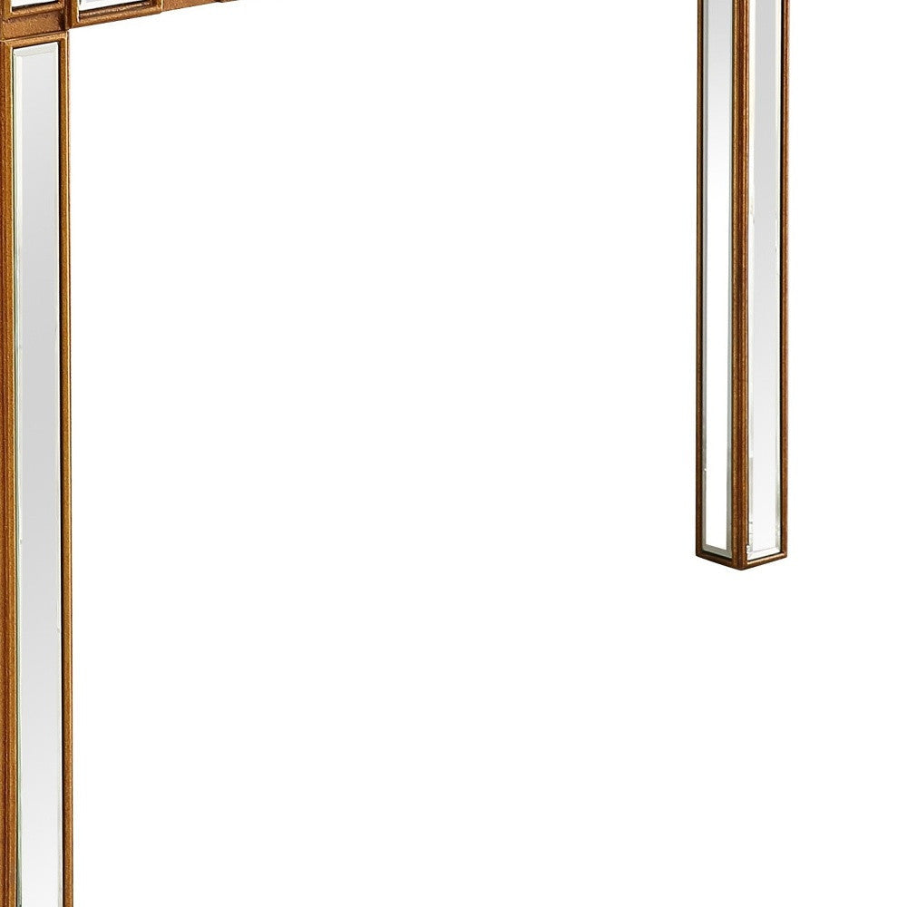 Square Reflective Mirror Console Table Image 11