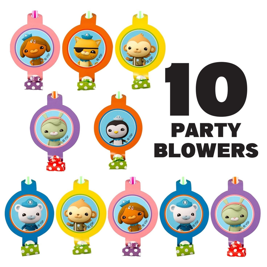 Mighty Mojo Octonauts 10ct Character Party Blower Kids TV Show Favors Image 3