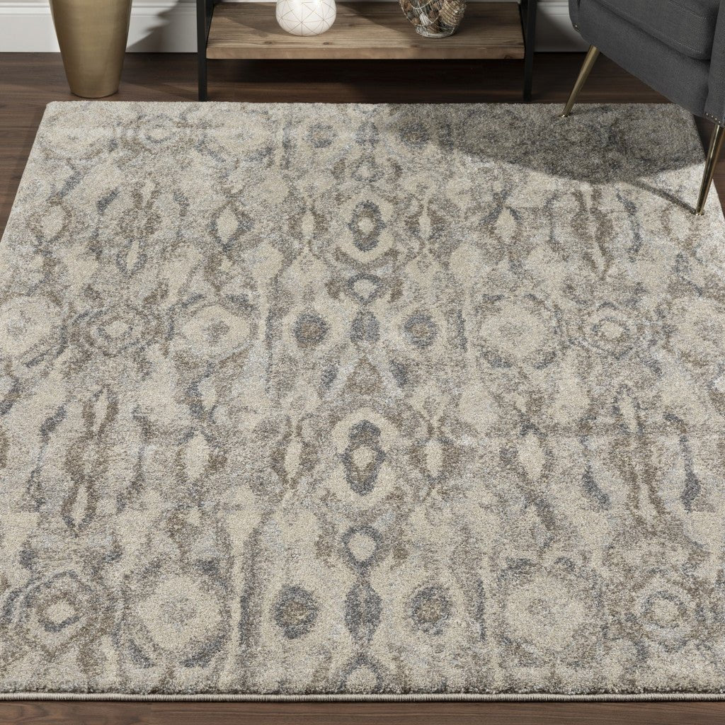 10 X 13 Grey Moroccan Area Rug Image 6