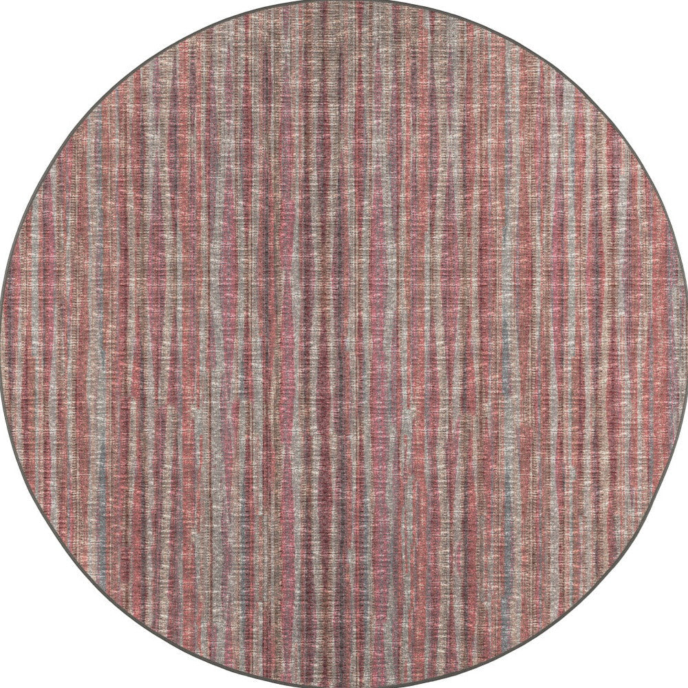 10 Pink Round Ombre Tufted Handmade Area Rug Image 2