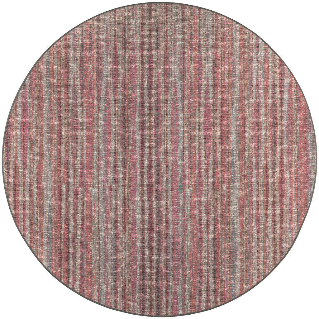 10 Pink Round Ombre Tufted Handmade Area Rug Image 3