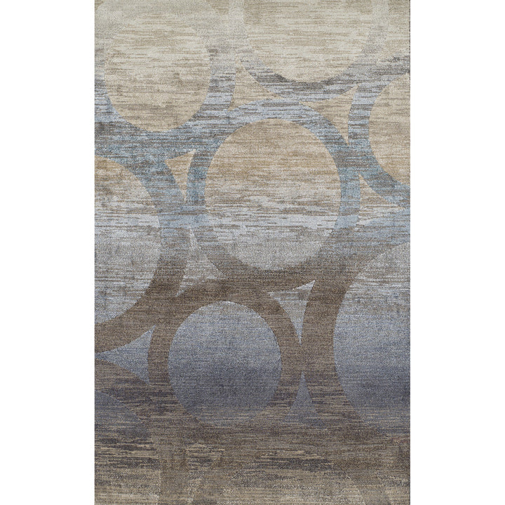 10 x 13 Brown and Beige Abstract Area Rug Image 2