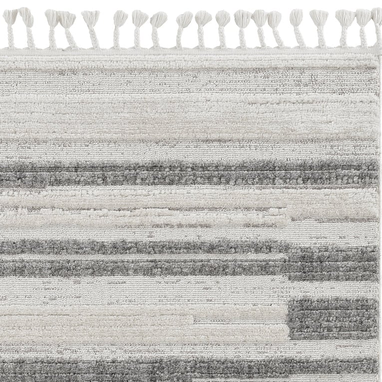 12 x 15 Gray and Ivory Abstract Area Rug Image 10