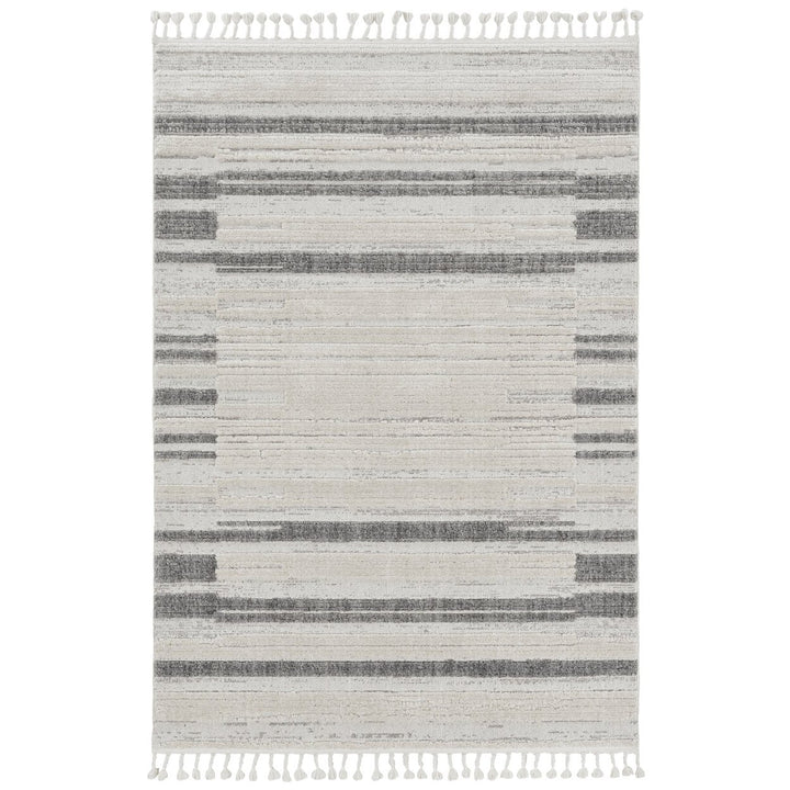 12 x 15 Gray and Ivory Abstract Area Rug Image 11