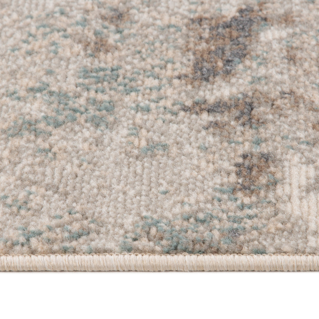 10 x 14 Gray Abstract Power Loom Area Rug Image 5