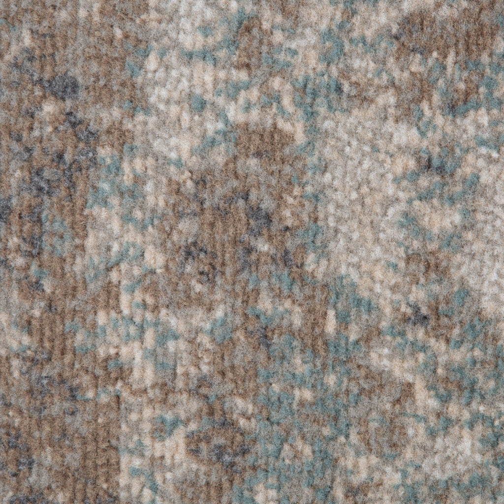 10 x 14 Gray Abstract Power Loom Area Rug Image 10