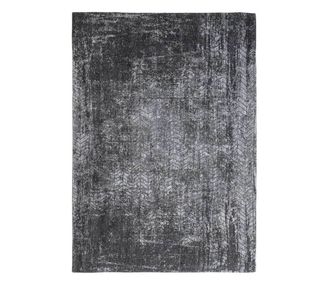 10 Black and Gray Chevron Non Skid Area Rug Image 2