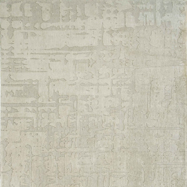 10 Gray and Beige Abstract Non Skid Area Rug Image 5