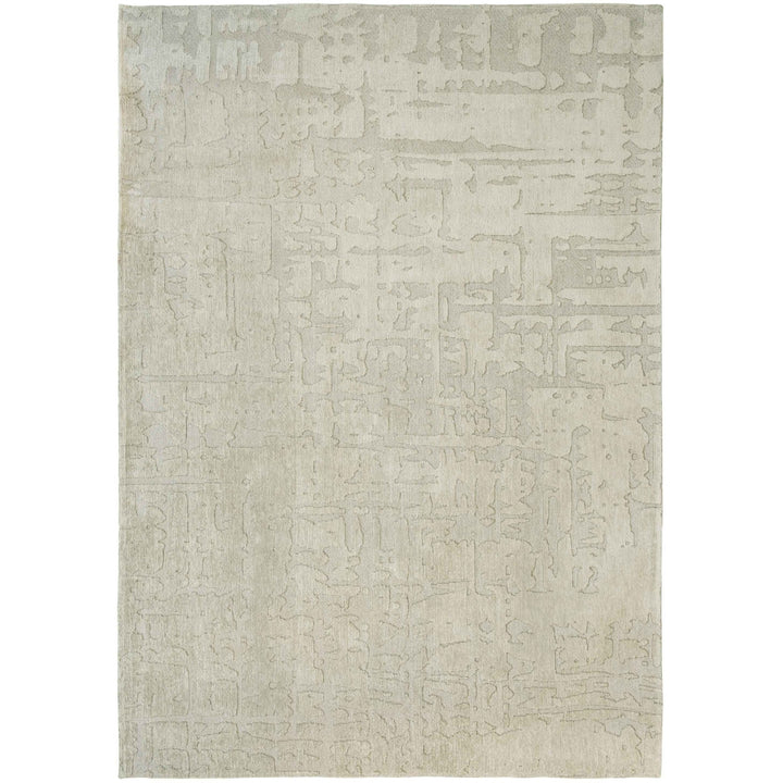 10 Gray and Beige Abstract Non Skid Area Rug Image 6