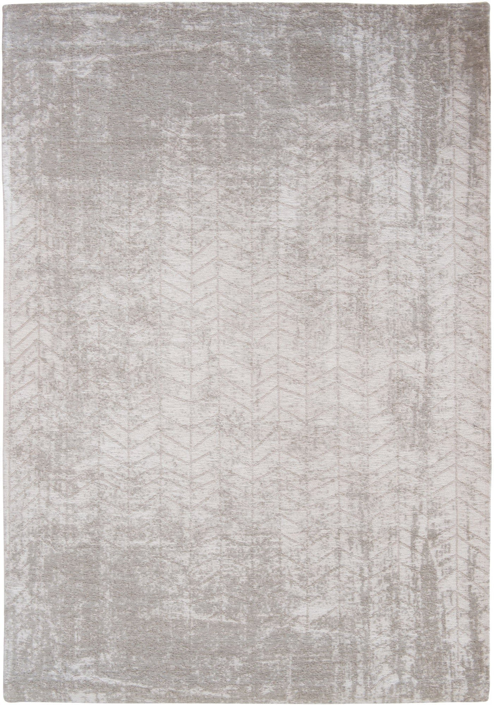 10 Gray and White Chevron Non Skid Area Rug Image 2