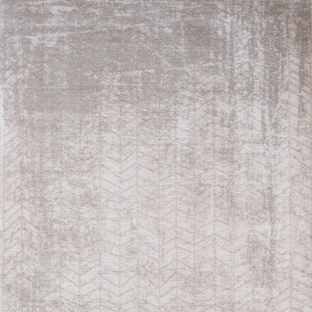 10 Gray and White Chevron Non Skid Area Rug Image 5