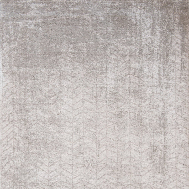 10 Gray and White Chevron Non Skid Area Rug Image 5