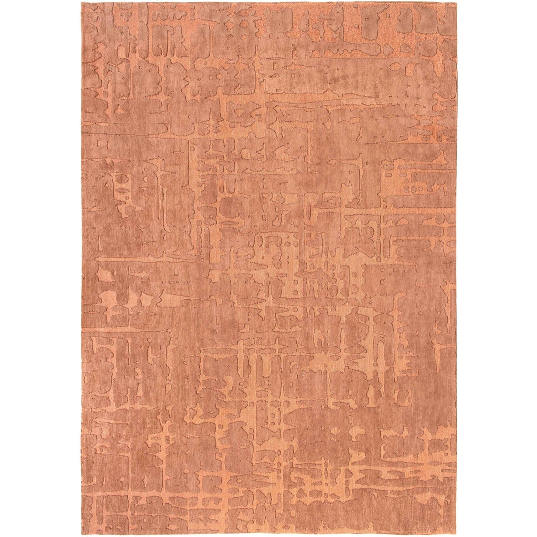 10 Orange Abstract Non Skid Area Rug Image 5