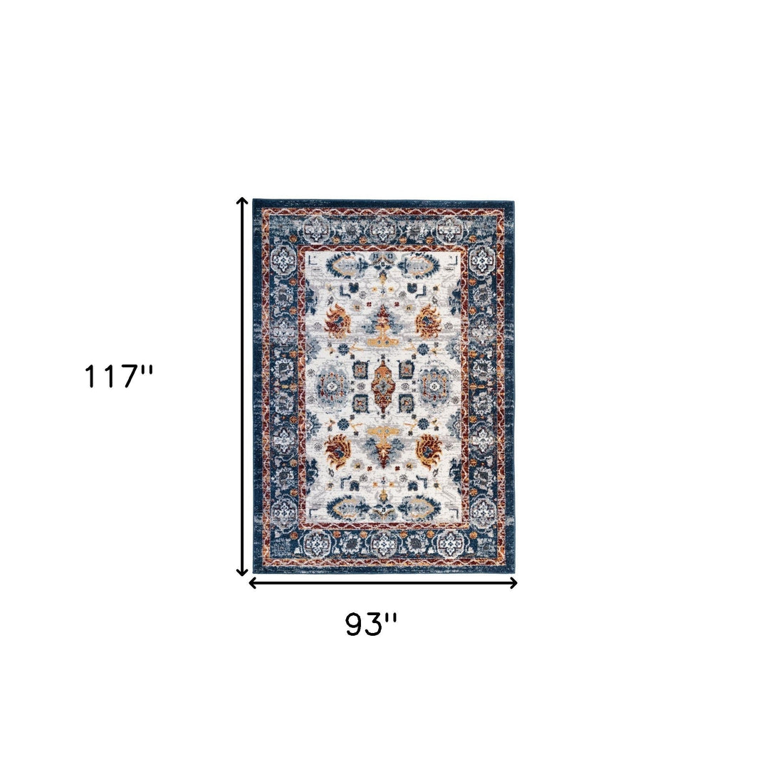 2 X 6 Brown Floral Power Loom Runner Rug Image 11